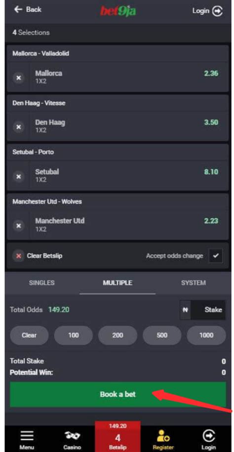 Bet9ja: How to book and play a bet in a shop and online.